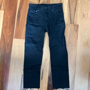 NWOT~MENS &DENIM BLACK JEANS~SLIM SIZE 28